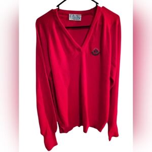 PGA National Red V-Neck Sweater by Pickering